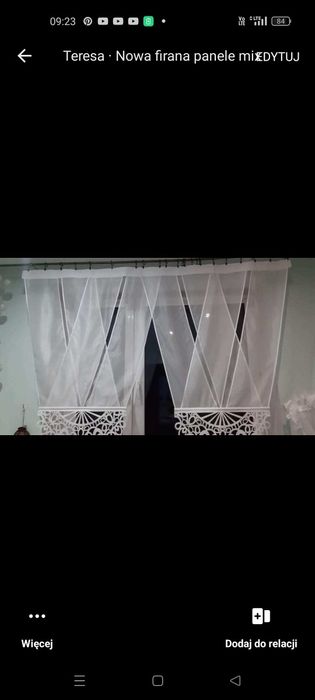 Nowa firana panele