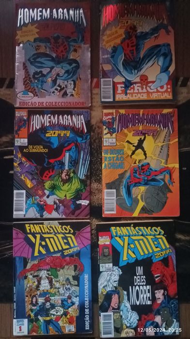 Revistas Marvel antigas em português de Portugal