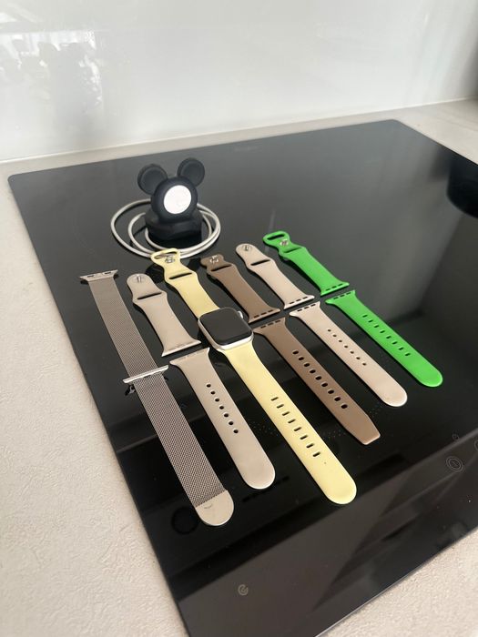 przeczytaj opis! Apple Watch SE 2gen GPS 40mm (księżycowa poświata) + pasek sportowy rozmiar S/M
