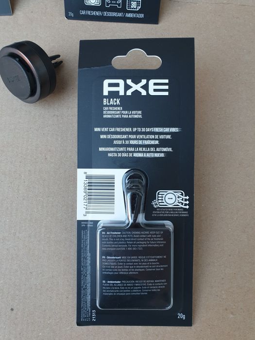Ароматизатор AXE 3D Black, автомобильный,(34-101) (38745)