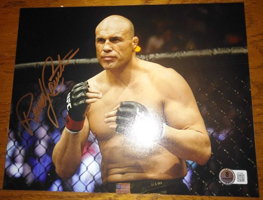 RANDY COUTURE. Zdjęcie z autografem. Certyfikat Beckett.