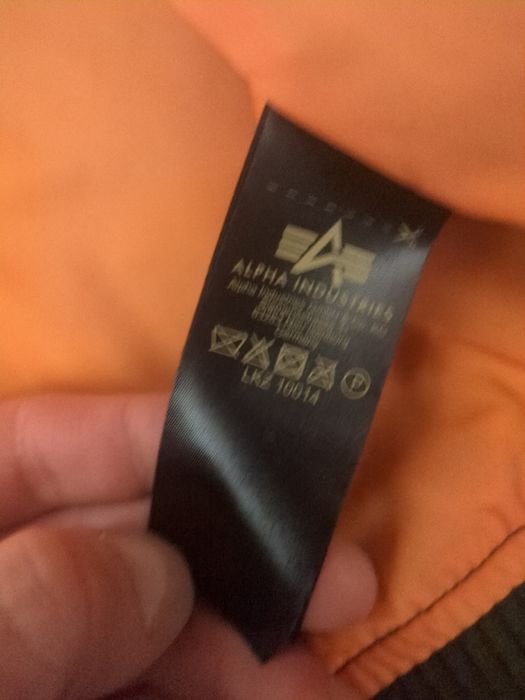 Kurtka Alpha Industries M Flek Oryginał jak nowa