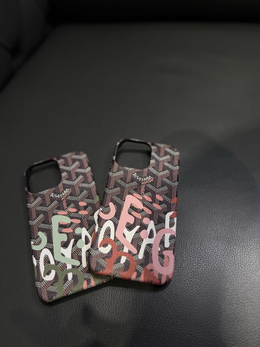 Чехол GOYARD GRAFFITI на iPhone 16 Pro Max