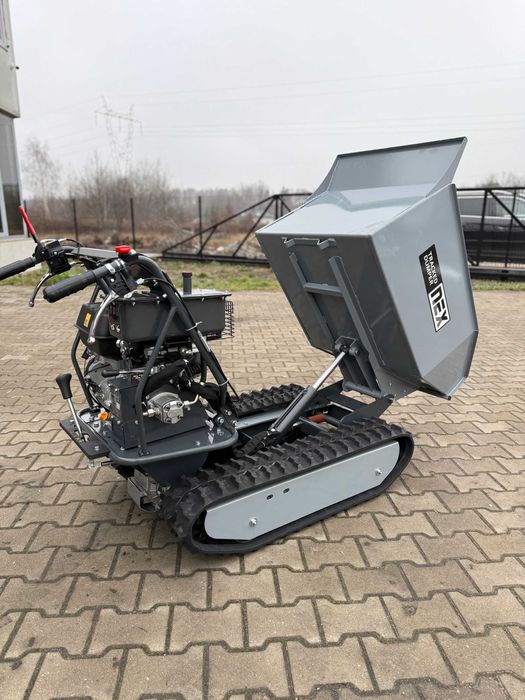 Taczka spalinowa gąsienicowa NEX 500KG wysyp hydrauliczny