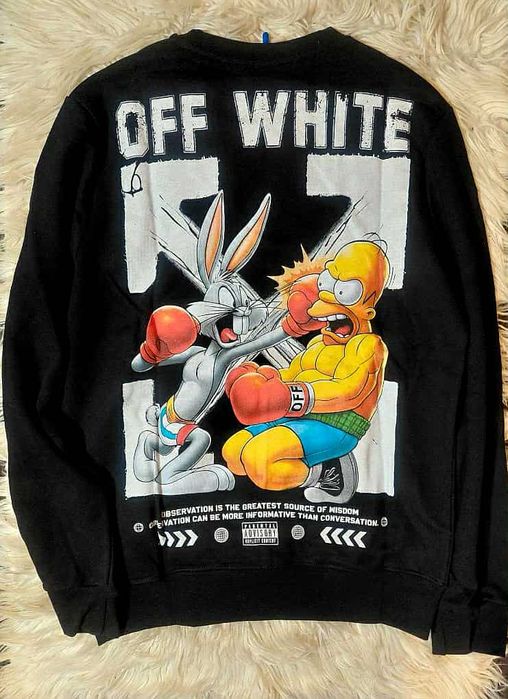 Męskie bluzy off white jakość ultra premium