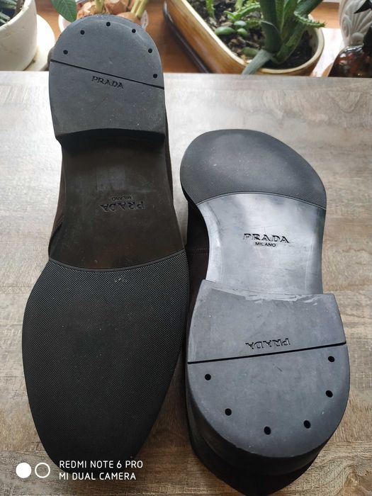 Мужские замшевые ботинки Prada оригинал