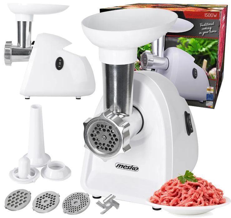 Maszynka do mielenia mięsa 1500W Mesko MS 4809 nasadka masarska