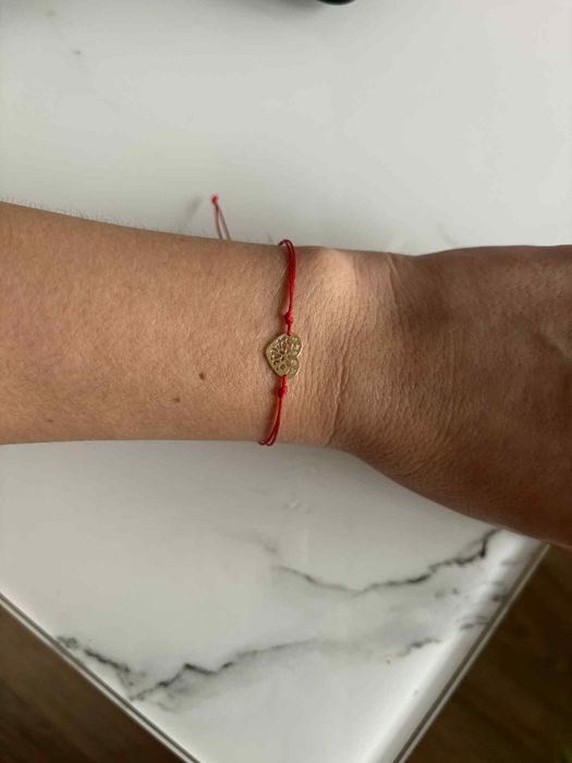 Bransoletka serduszko próba złota 333