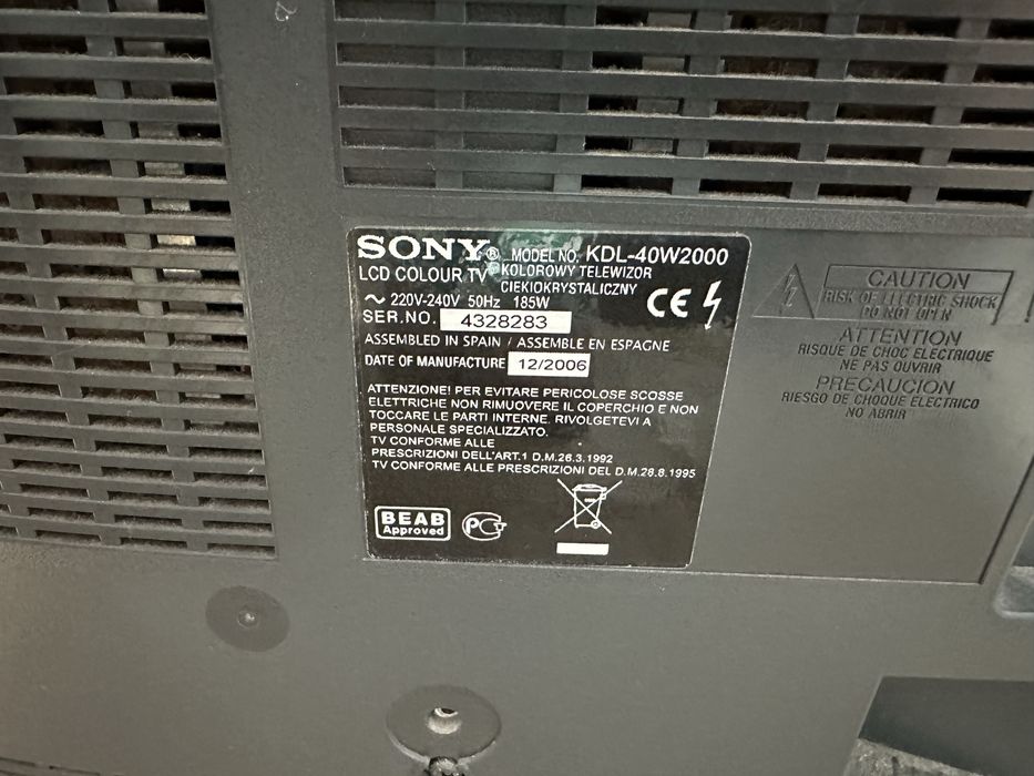 Televisao plasma sony