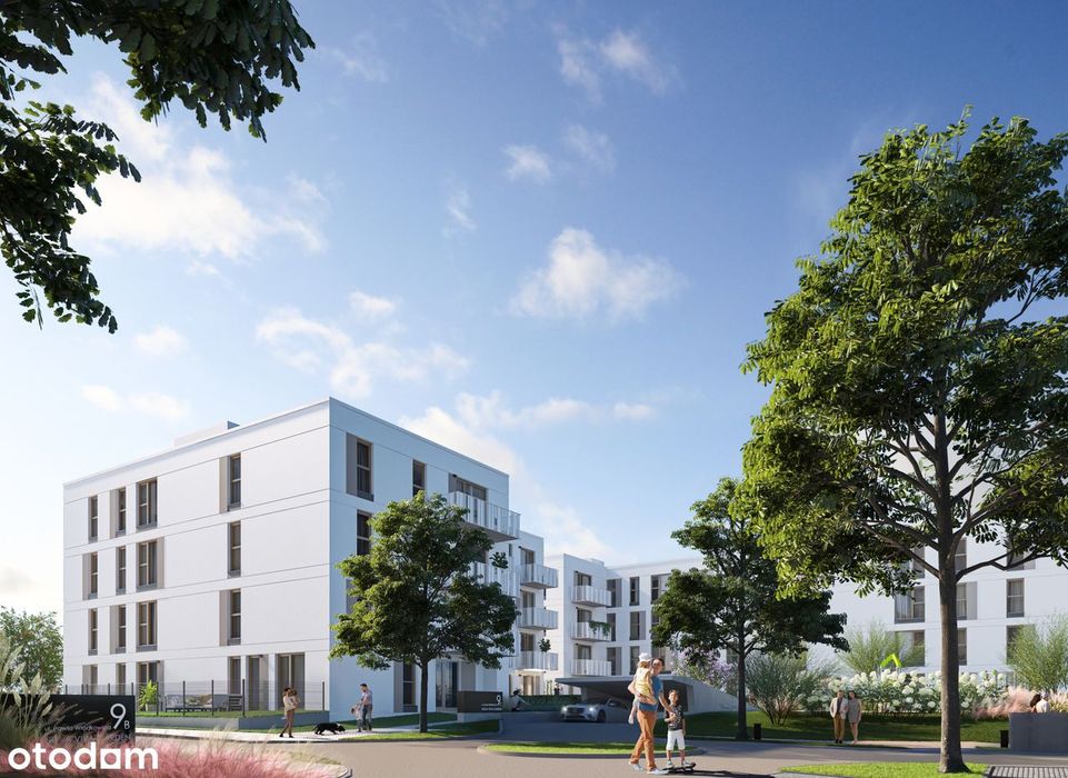 3-pokojowe mieszkanie 54m2 + balkon Bezpośrednio