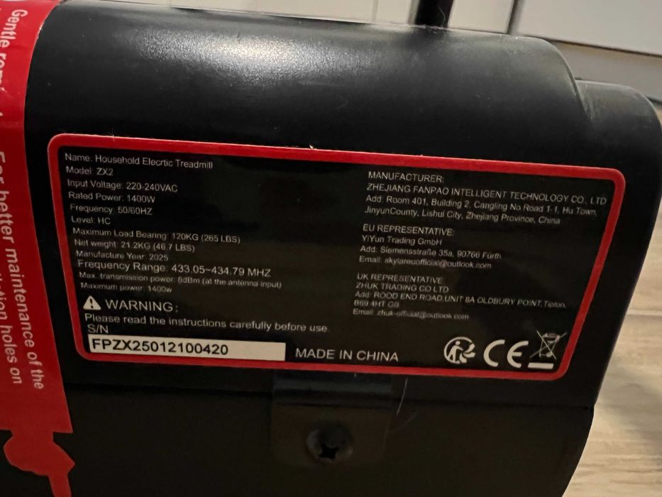 Bieżnia domowa (nowa w kartonie)