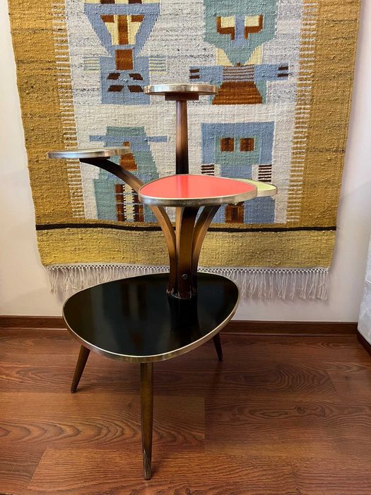 kwietnik lata 60 rockabilly kolorowy łezka patyczaka PRL vintage