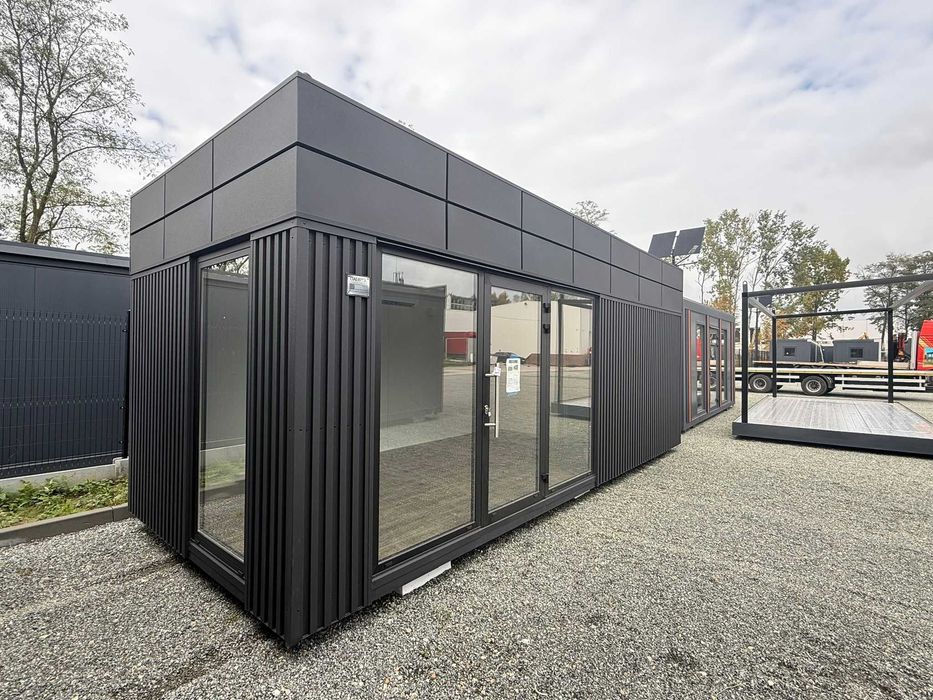 Pawilon  7x3 m z klimatyzacją i WC – gotowy do użycia Biuro Sklep