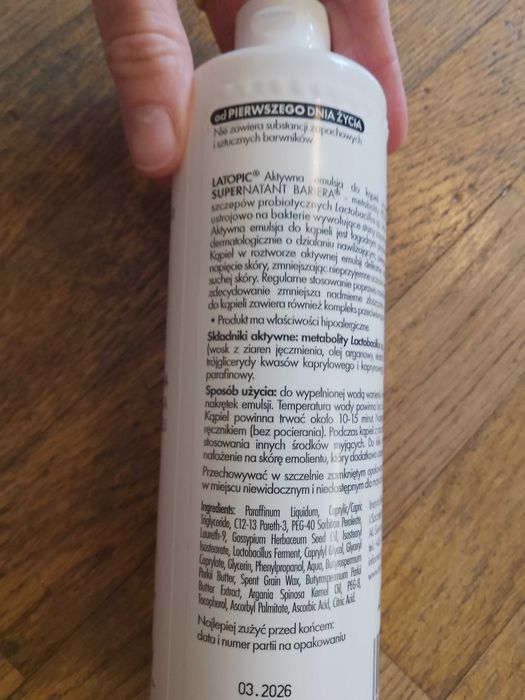 LATOPIC emulsja do kąpieli