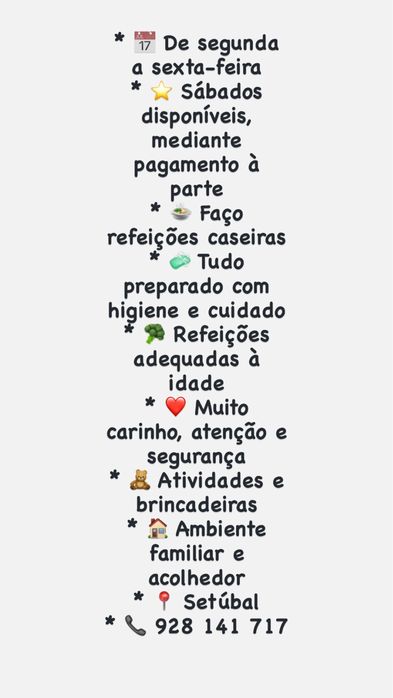Tomo conta de crianças em Setúbal