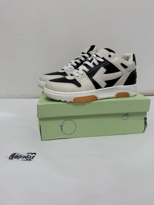 кроссовки Off White black white sneaks 42 43
