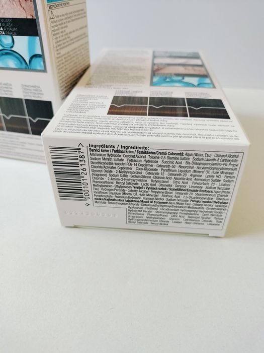 2 embalagens Schwarzkopf Gliss hyaluronic acid 4.54 dark copper