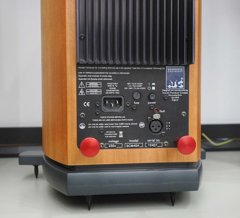 ATC SCM40A kolumny podłogowe aktywne, używane. Legenda.