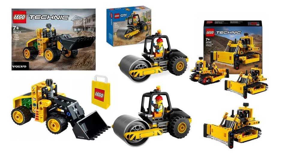 Lego zestaw budowlany do ciężkiej pracy