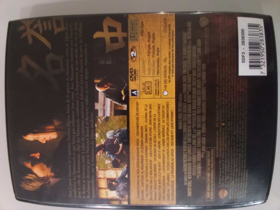 DVD original com extras Tom Cruise.