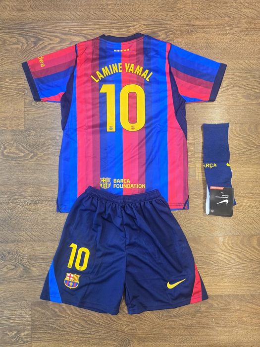 Strój dziecięcy Lamine Yamal Fc Barcelona 2026/2027 NOWOŚĆ