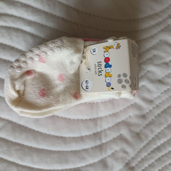 Skarpetki niemowlęce dziewczęce 5 par