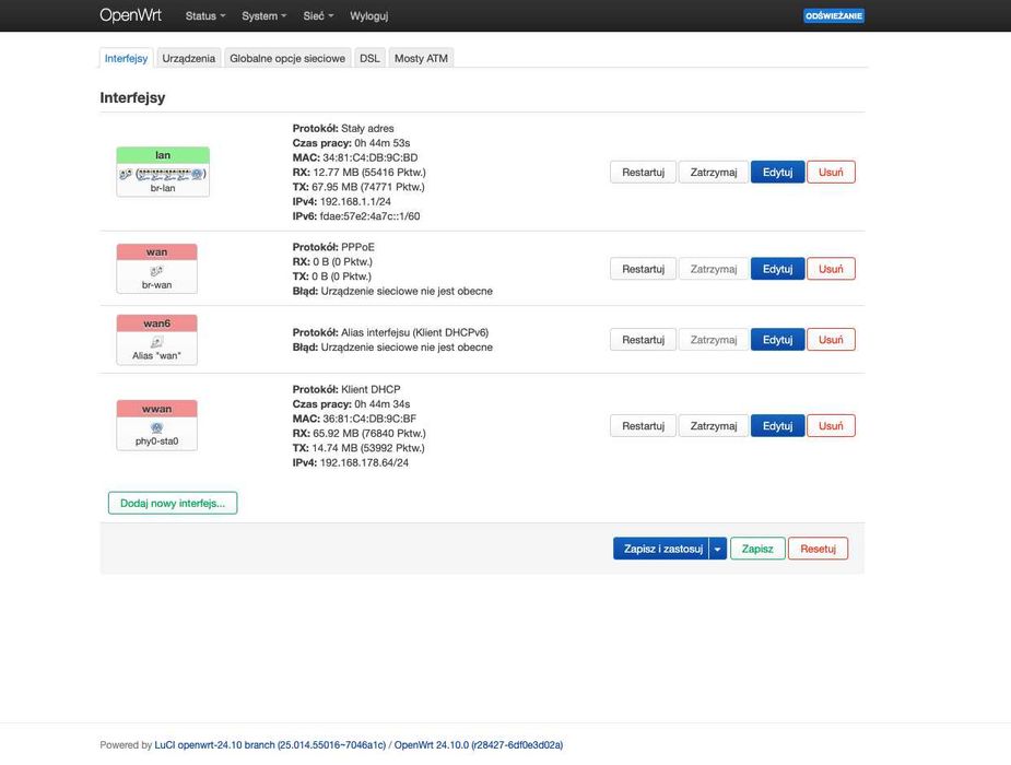 Router Fritzbox 7360 OpenWRT OSCAM-server