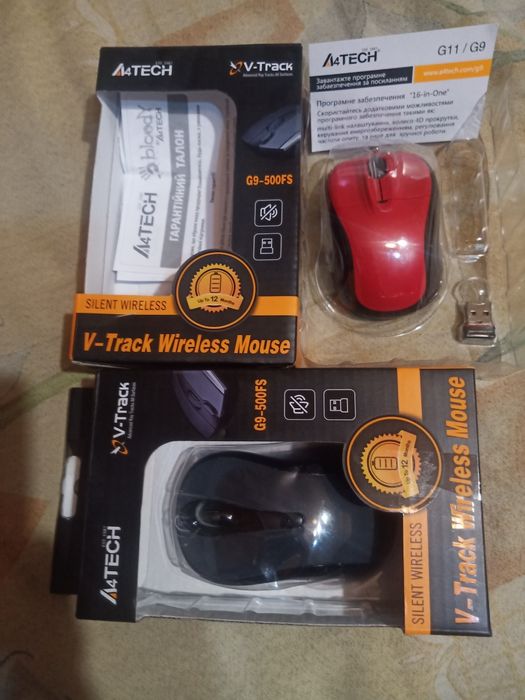 Мишi бездротовi A4"Tech" G7-360N та "Logitech" M-305