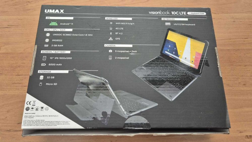 Tablet UMAX VisionBook 10C LTE - 2 klawiatury