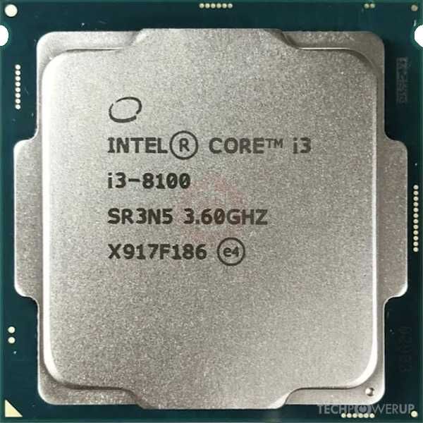 Intel Core i3-8100 Prozessor 6 MB Cache, 3,60 GHz