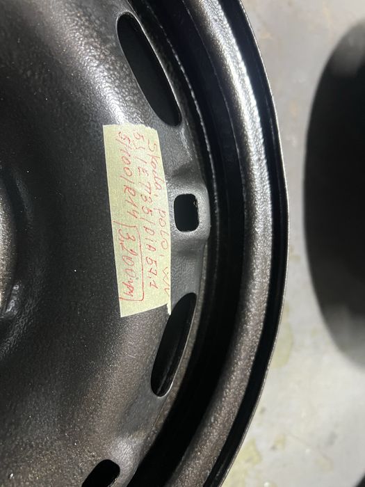 Диски 5/100/R14/5J/ET35 Skoda Fabia, WV Polo