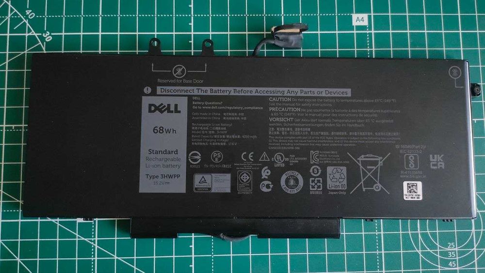 Батарея АКБ (Оригінал ) 3HWPP для ноутбуків Dell + Шлейф !