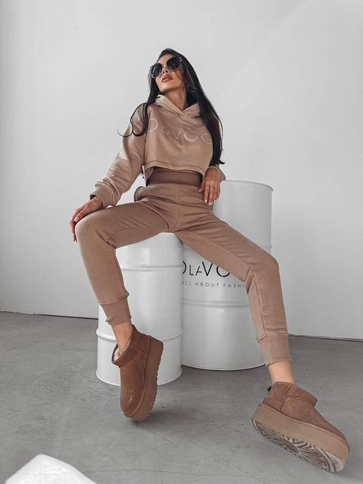 Bluza damska Olavoga Mirage M czarna beżowa