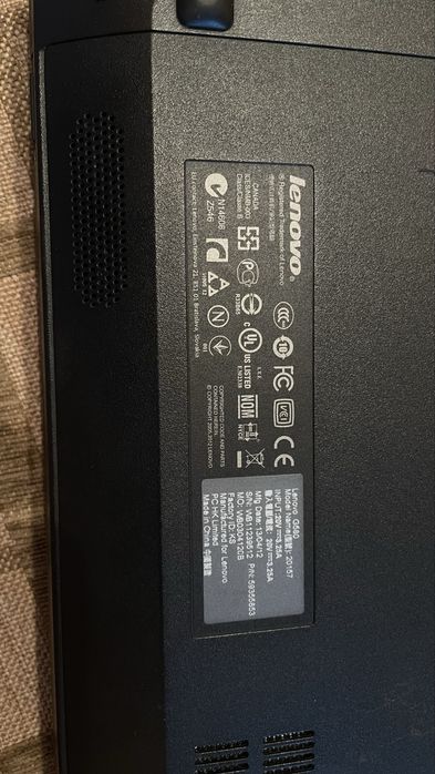 Ноутбук lenovo g580