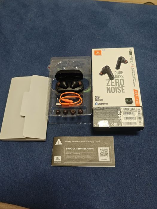 Słuchawki JBL tune 230nc jak nowe orginalne mega bass