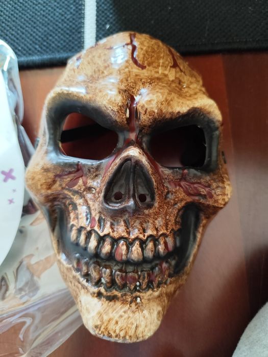 Fato Halloween carnaval morte tenebrosa