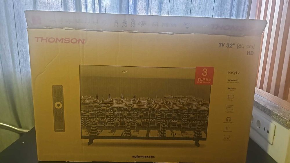 TV Thomson 32” HD Nova com Garantia de 3 Anos