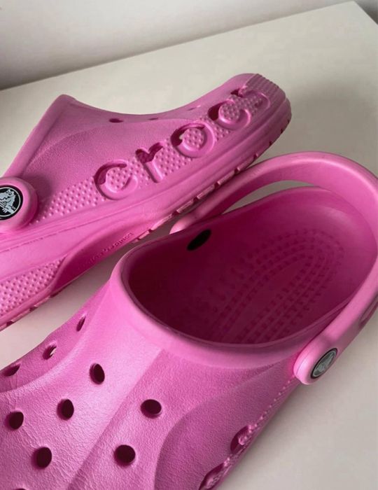 Crocs klapki chodaki różowe W7 37/38