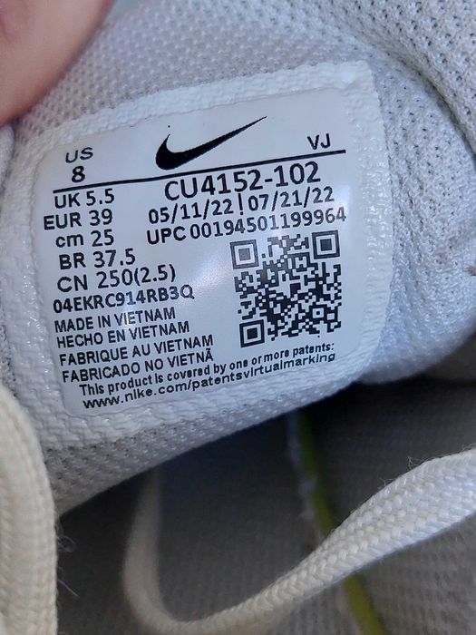 Кросівки жіночі Nike Air Max Bolt  39 / 25 см  взуття жіноче