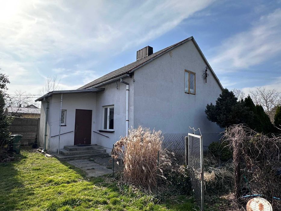 Siedlisko 0,81 ha Blizin gm. Wola Krzysztoporska dom z polem uprawnym