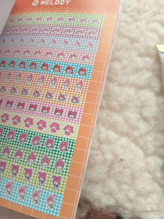 450 sztuk nakleki my melody album