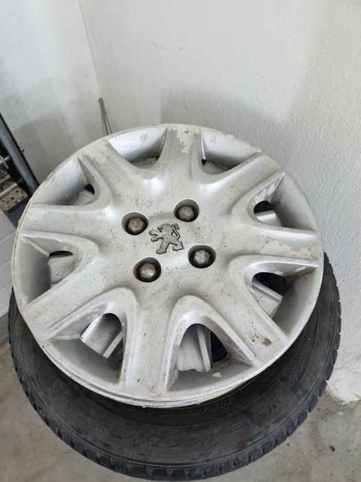 Диски с резиной зима 185*65*15 Michelin, Hankook