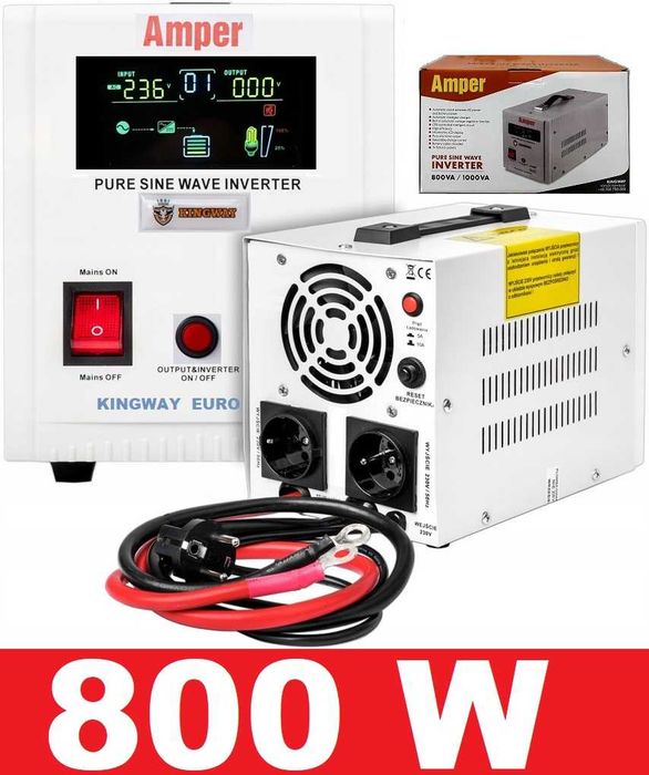 Awaryjne zasilanie UPS SINUS PRO 800 E 12/230V 800W zasilacz awaryjny