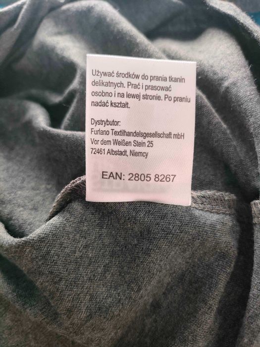 [NOWA] Koszulka męska z długim rękawem - certyfikat OEKO-TEX STANDARD