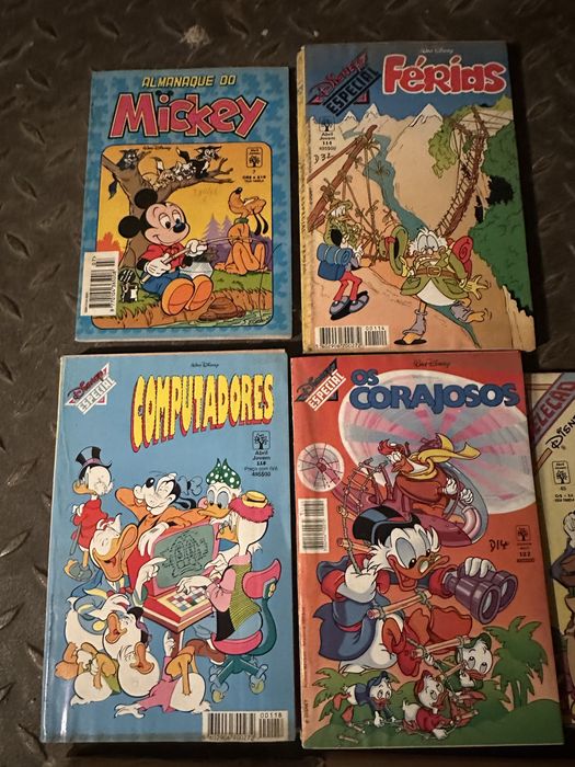 Livros antigos de banda desenhada