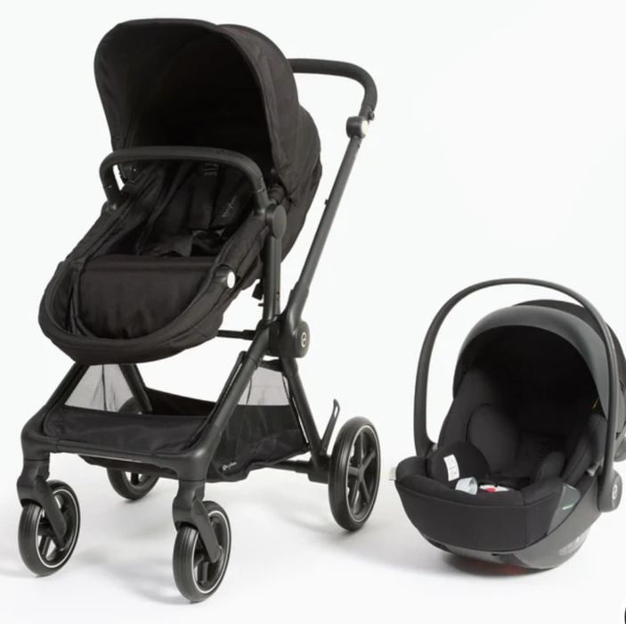 Conjunto de Rua Duo Cybex + Isofix, Preto