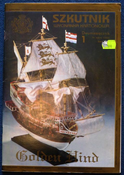 Model kartonowy Szkutnik 1992.01 ''Golden Hind''