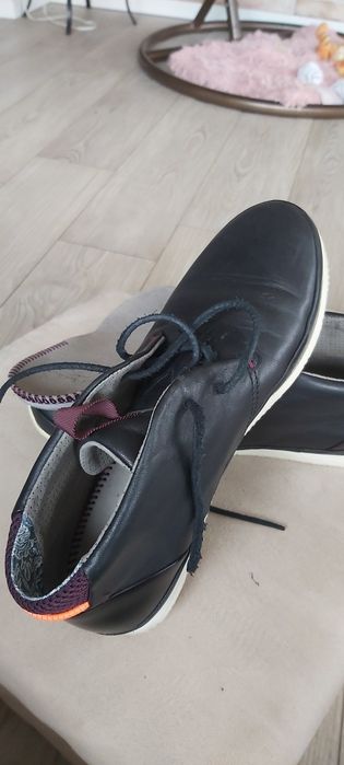 Męskie półbuty skórzane