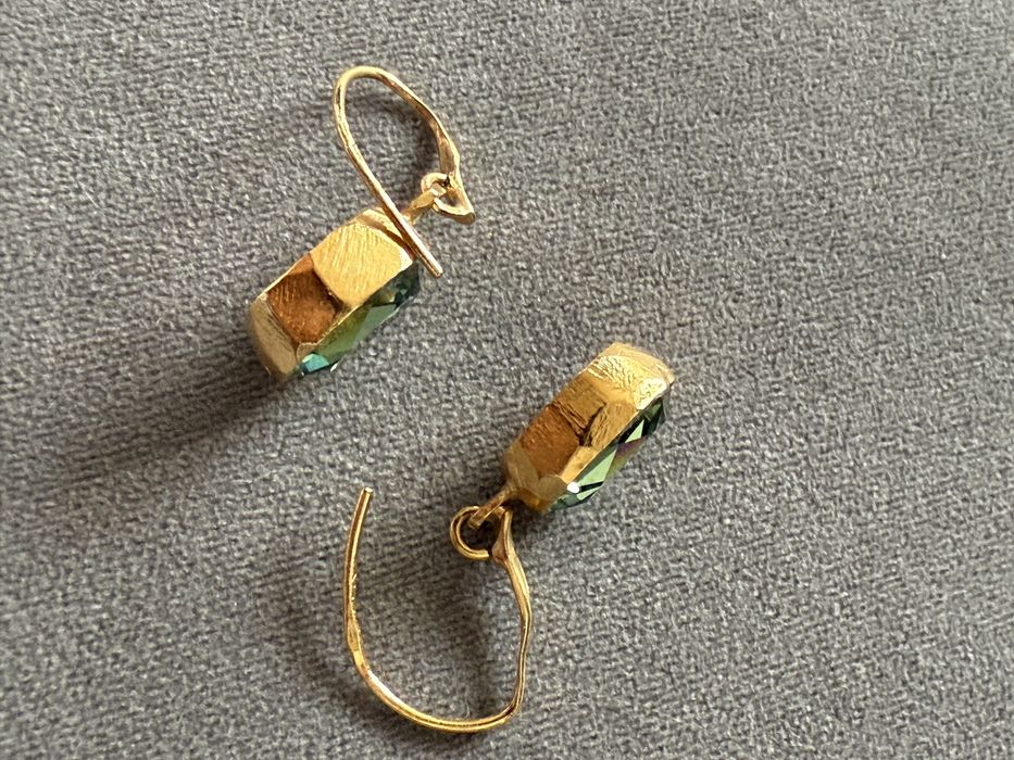 Kolczyki  Motyle W. Kruk swarovski srebro pozlacane 925