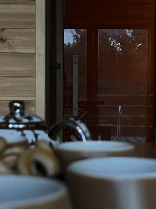 Лазня на дровах з виходом до річки Оріль